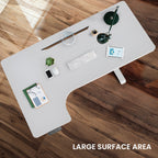 FORTIA Dual Motor L-Shaped Adjustable Desk