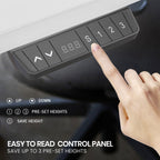 FORTIA Dual Motor L-Shaped Adjustable Desk