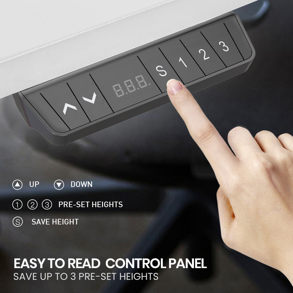 FORTIA Dual Motor L-Shaped Adjustable Desk