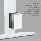 FORTIA Dual Motor L-Shaped Adjustable Desk