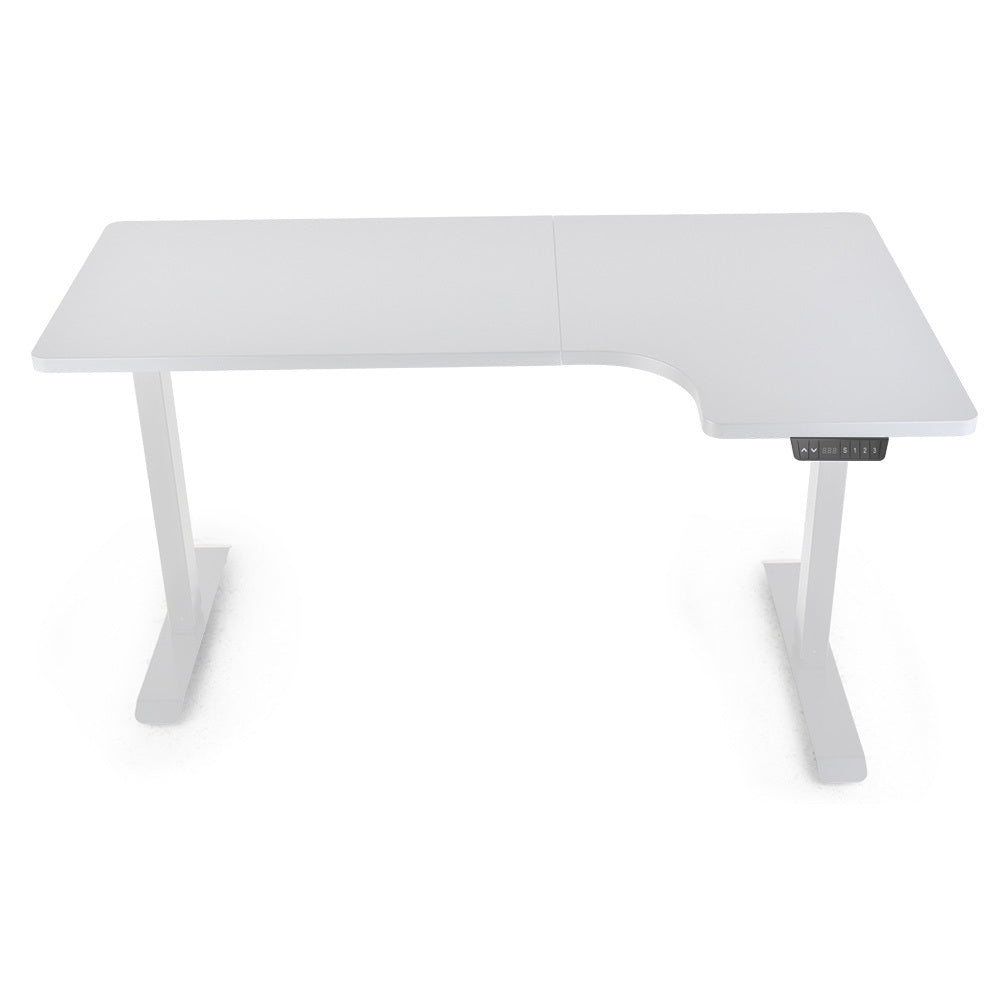 FORTIA Dual Motor Adjustable L-Shaped Desk