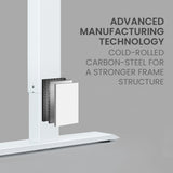 FORTIA Dual Motor Adjustable L-Shaped Desk