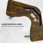 FORTIA 3-Motor Height Adjustable Corner Desk