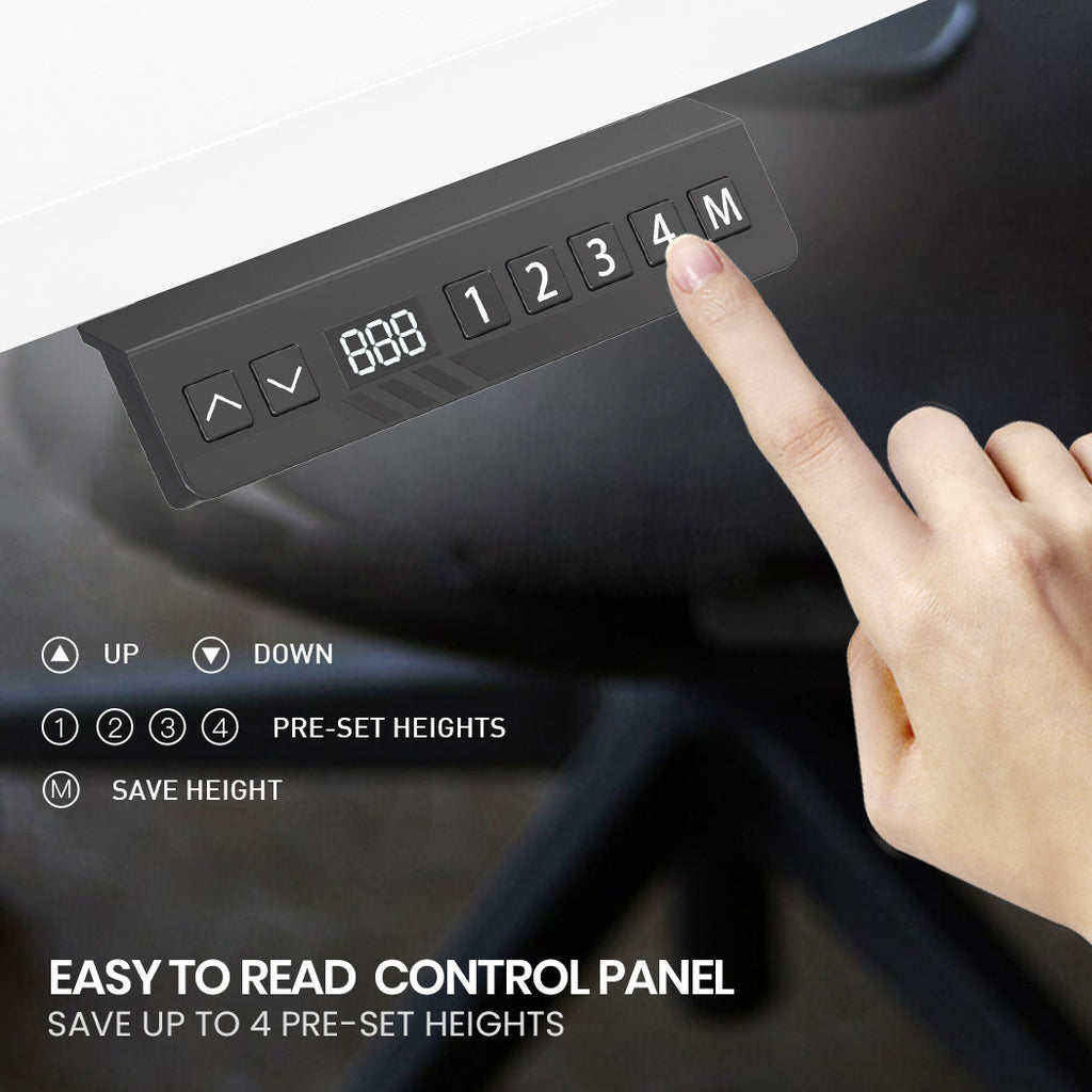 FORTIA 3-Motor Height Adjustable Corner Desk