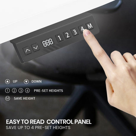 FORTIA 3-Motor Height Adjustable Corner Desk