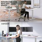 FORTIA 3-Motor Height Adjustable Corner Desk