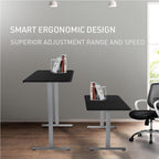 FORTIA Electric Height Adjustable Sit Stand Desk