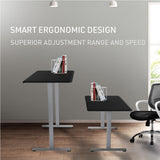 FORTIA Electric Height Adjustable Sit Stand Desk