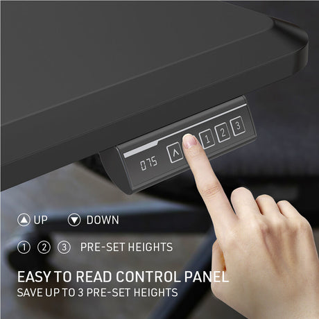 FORTIA Electric Height Adjustable Sit Stand Desk