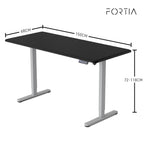 FORTIA Electric Height Adjustable Sit Stand Desk