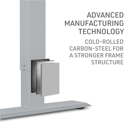 FORTIA Electric Height Adjustable Sit Stand Desk