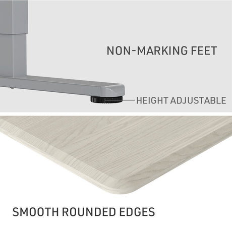 FORTIA Electric Height Adjustable Sit Stand Desk