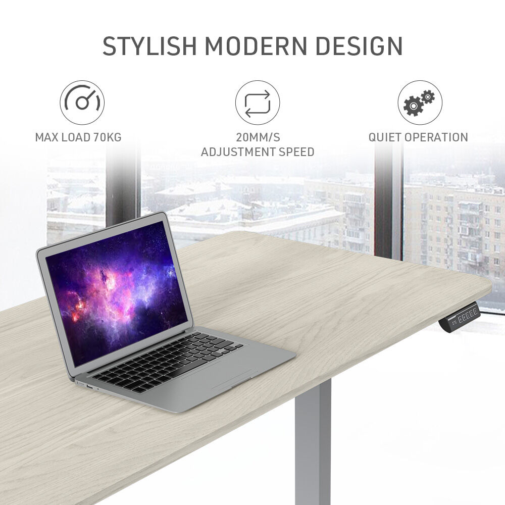 FORTIA Electric Height Adjustable Sit Stand Desk