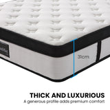 Kingston Slumber RelaxMax 31cm Medium Pocket Spring Mattress