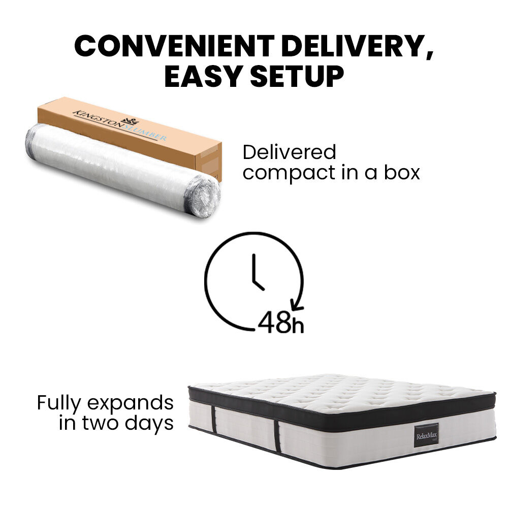 Kingston Slumber RelaxMax 31cm Medium Pocket Spring Mattress