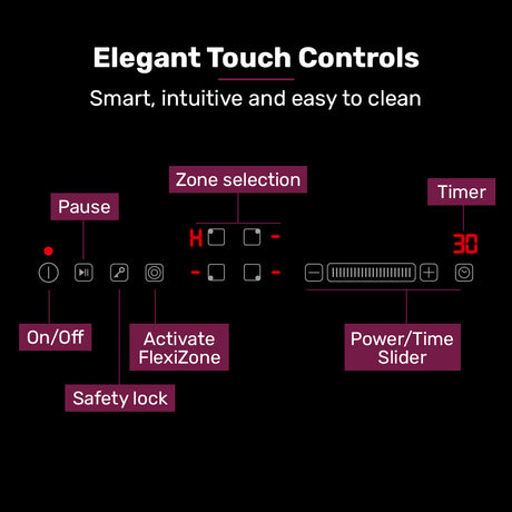 60cm 4 Zone Ceramic Electric Cooktop