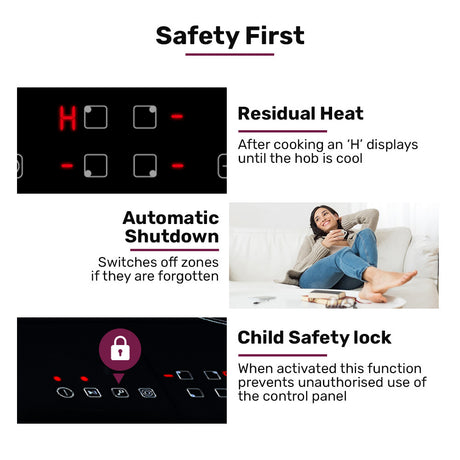 60cm 4 Zone Ceramic Electric Cooktop