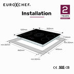 90cm 5 Zone Ceramic Electric Cooktop
