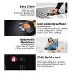 30cm Dual Zone Induction Cooktop - 3300W