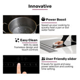 60cm 4 Zone Touch Control Induction Cooktop