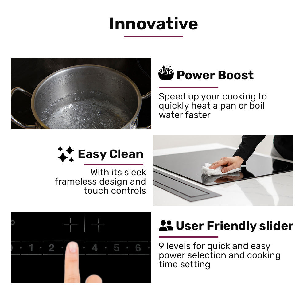 60cm 4 Zone Touch Control Induction Cooktop