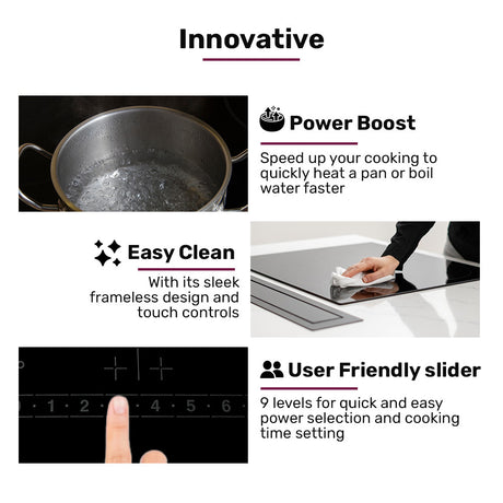 60cm 4 Zone Touch Control Induction Cooktop