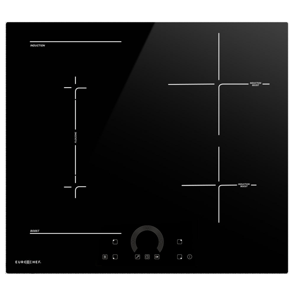60cm 4 Zone Induction Cooktop with FlexZone