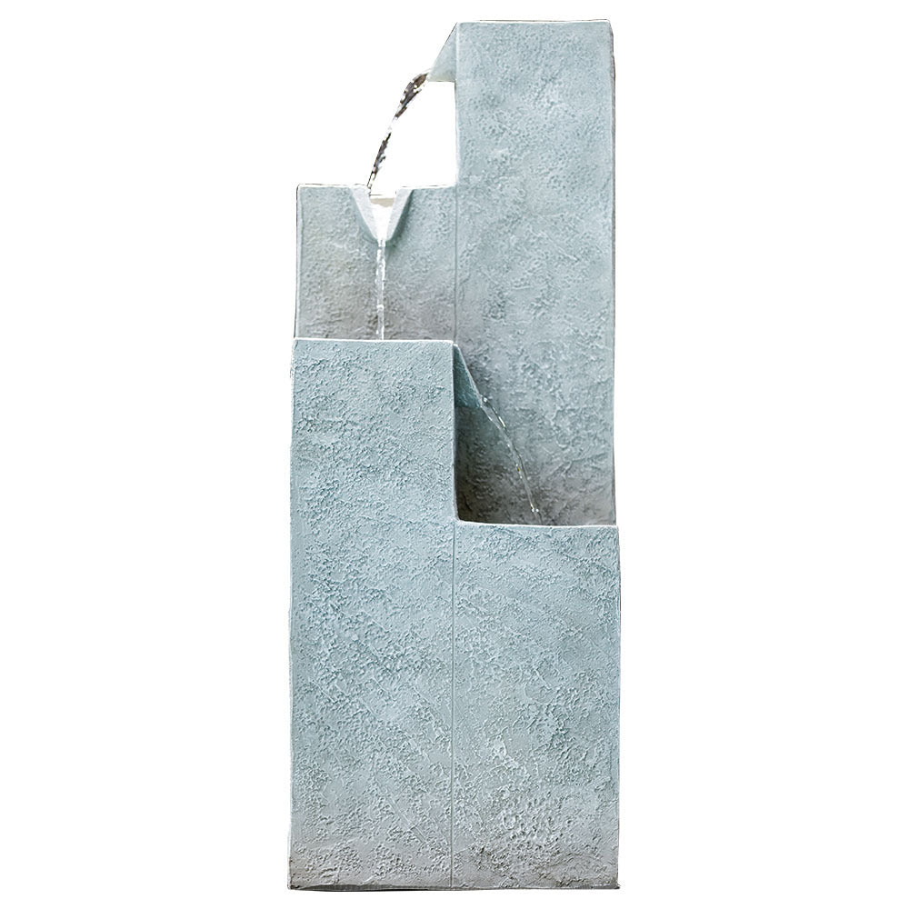 Contemporary Solar Water Fountain with LED Lights