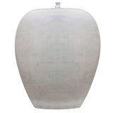 Light Grey Pot Style Solar Water Fountain