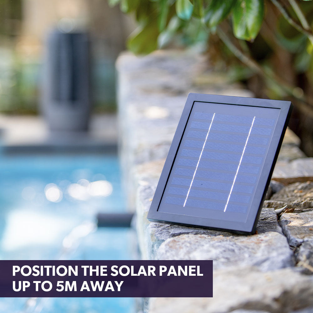 Two Tone Solar Tower Water Fountain