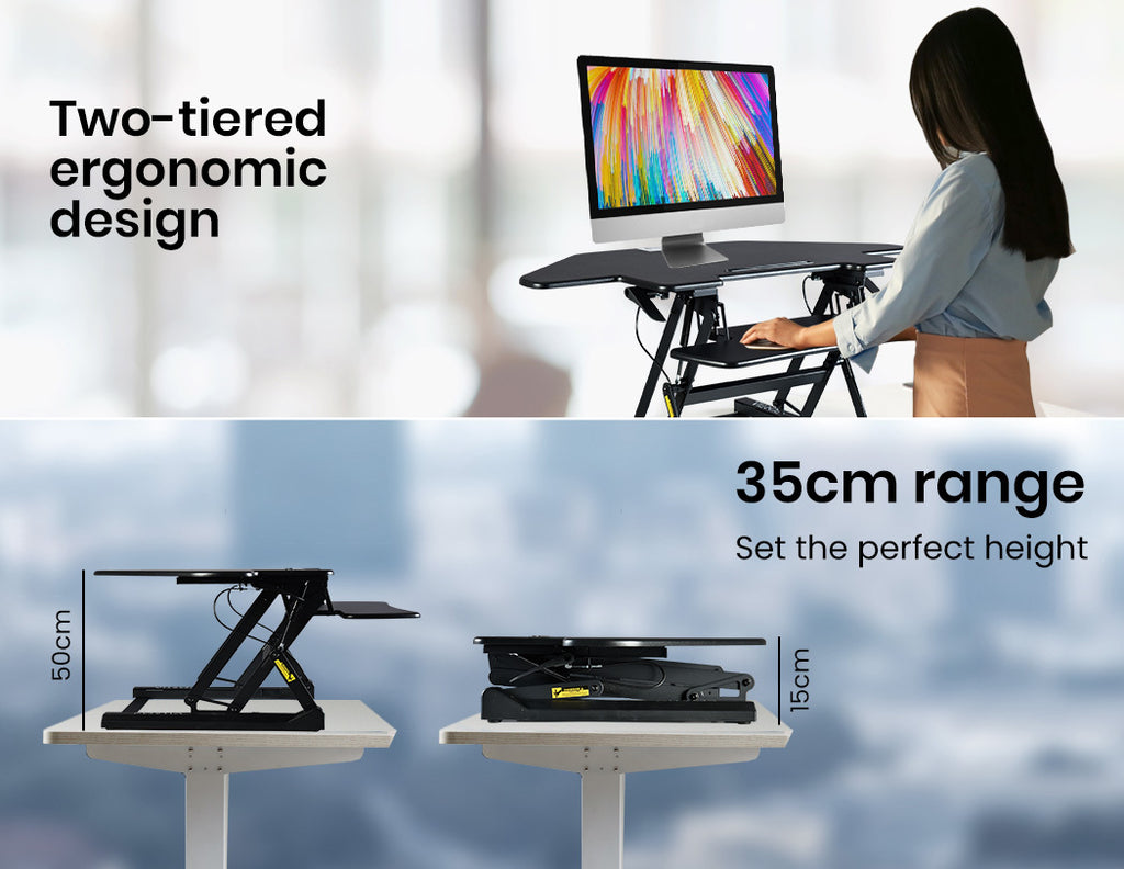 Fortia Adjustable Corner Desk Riser