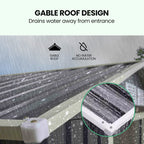 PlantCraft Galvanised Steel Garden Shed - 2.58m x 2.07m