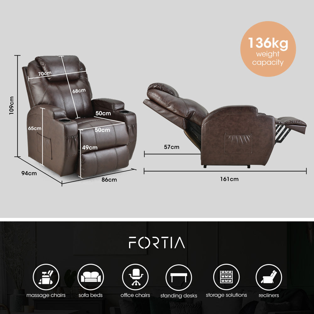 FORTIA Electric Massage Lift Recliner Chair