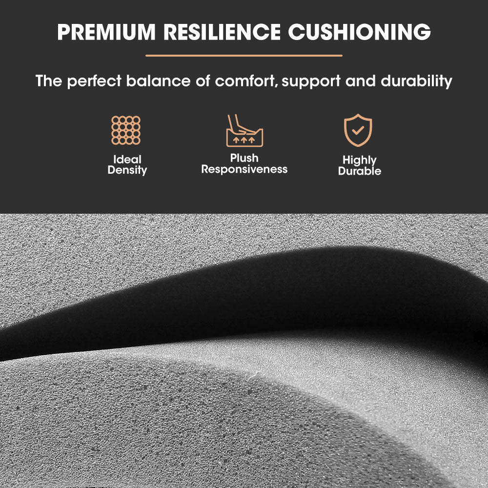 Fortia Luxury Recliner Lounge Chair – Black Faux Leather Armchair for Home Theatre and Relaxation