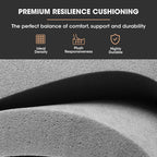 FORTIA Electric Recliner Armchair in Beige with Memory Settings and Dual Side Pockets