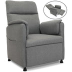 FORTIA Electric Recliner Armchair in Grey - Ultimate Comfort and Style