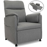 FORTIA Electric Recliner Armchair in Grey - Ultimate Comfort and Style