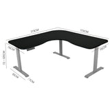 FORTIA 3-Motor Height Adjustable Corner Desk