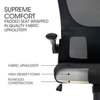 FORTIA Comfort Ergonomic Mesh Office Chair