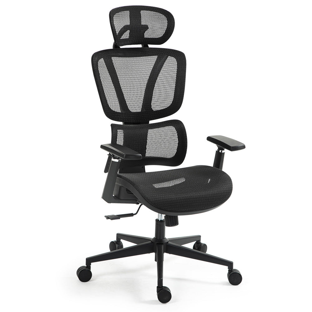 Fortia Ergonomic Office Desk Chair - Black Mesh