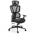 Fortia Ergonomic Office Desk Chair - Black Mesh