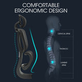 Fortia Ergonomic Office Desk Chair - Black Mesh