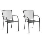Fortia 2-Piece Outdoor Dining Chair Set