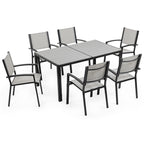 Fortia 7-Piece Stylish Outdoor Dining Set