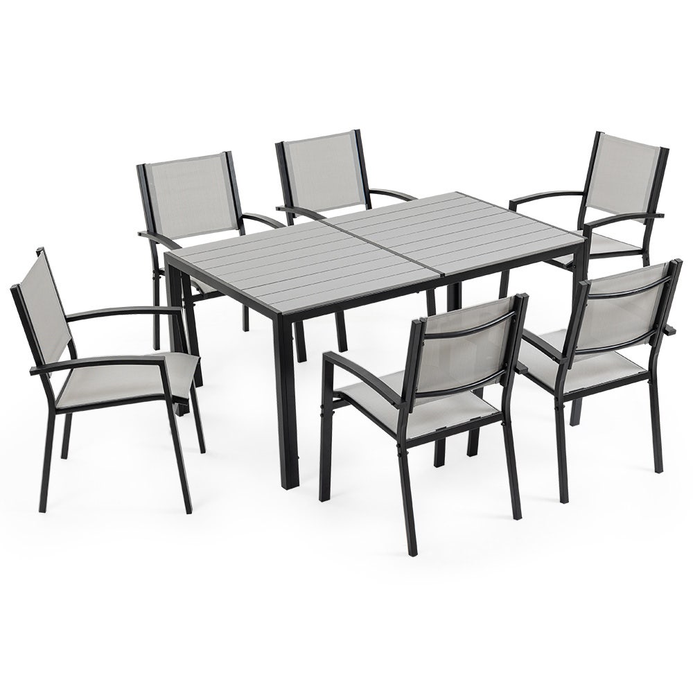 Fortia 7-Piece Stylish Outdoor Dining Set