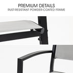 Fortia 7-Piece Stylish Outdoor Dining Set