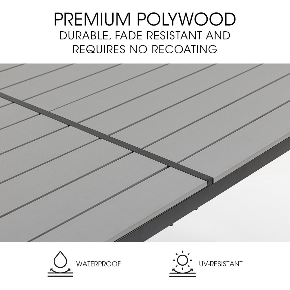 Fortia 7-Piece Stylish Outdoor Dining Set