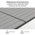 Fortia 7-Piece Stylish Outdoor Dining Set