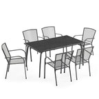 Fortia 7-Piece Elegant Outdoor Dining Set
