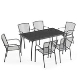 Fortia 7-Piece Elegant Outdoor Dining Set